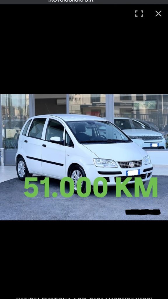 FIAT IDEA EMOTION 1.4 GPL CASA MADRE(OK NEOP.)