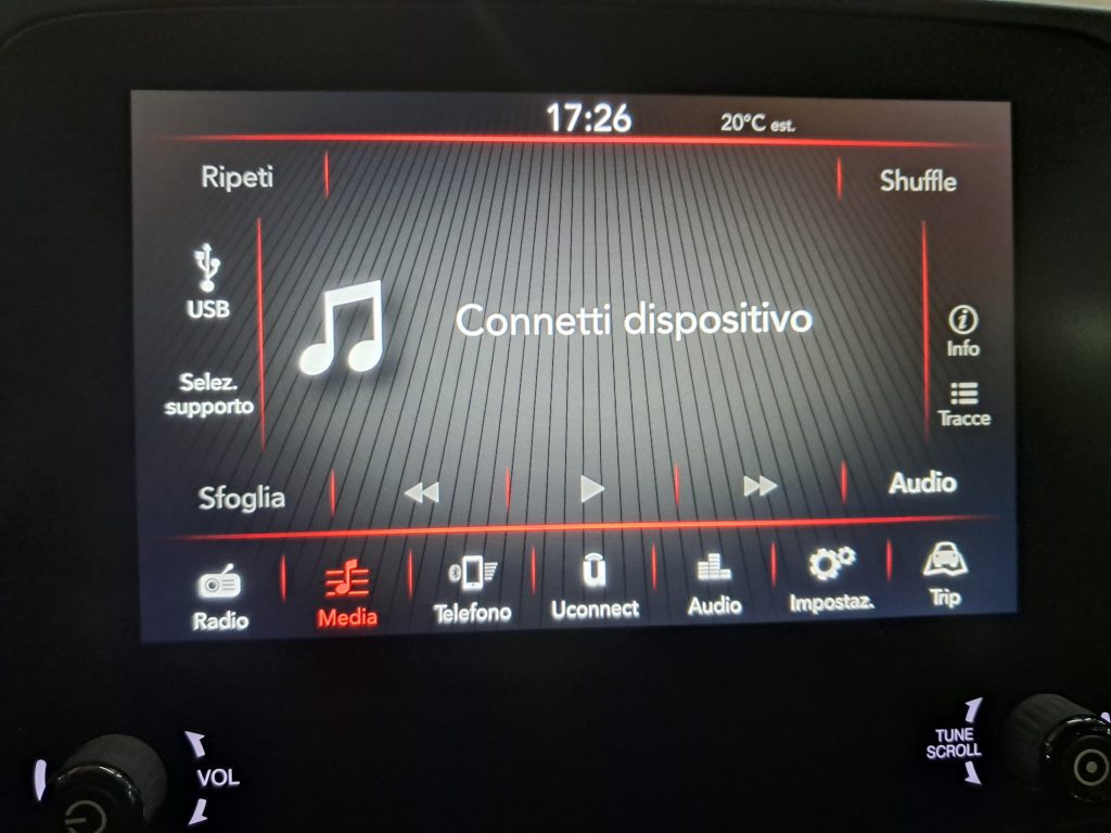 FIAT 500L UCONNECT MIRROR 1.4 TURBO GPL(CASA MADRE)