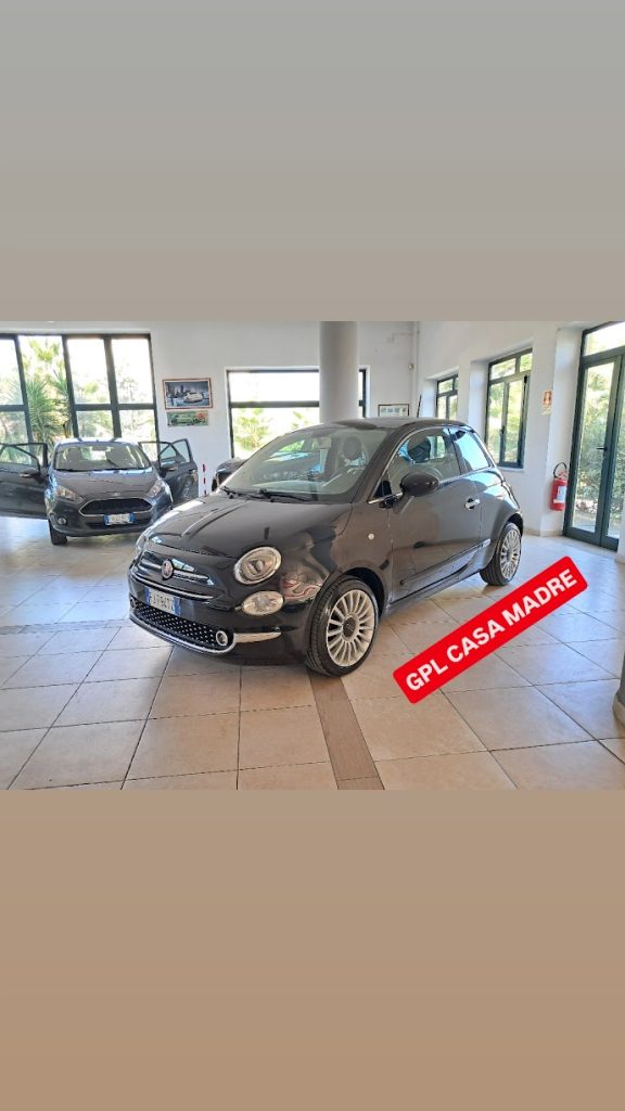 FIAT 500 LOUNGE 1.2 GPL CASA MADRE (ADATTA NEOPATENATI)